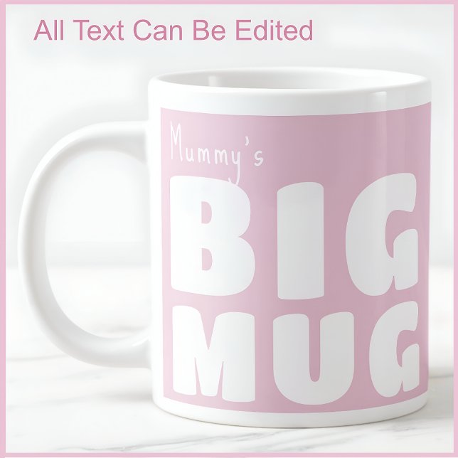 Mummy Big Mug Pink C52 Funny Novelty Mum Mummy   (Creator Uploaded)