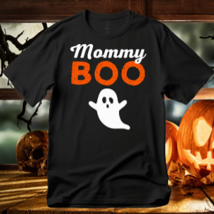 Mummy Boo Orange Cute Halloween Family Matching T-Shirt