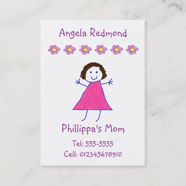 Mummy Calling Card (Front)