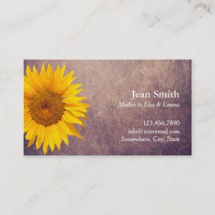 Mummy Cards Vintage Country Sunflower