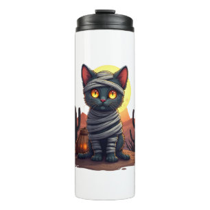 Mummy Cat Madness Thermal Tumbler
