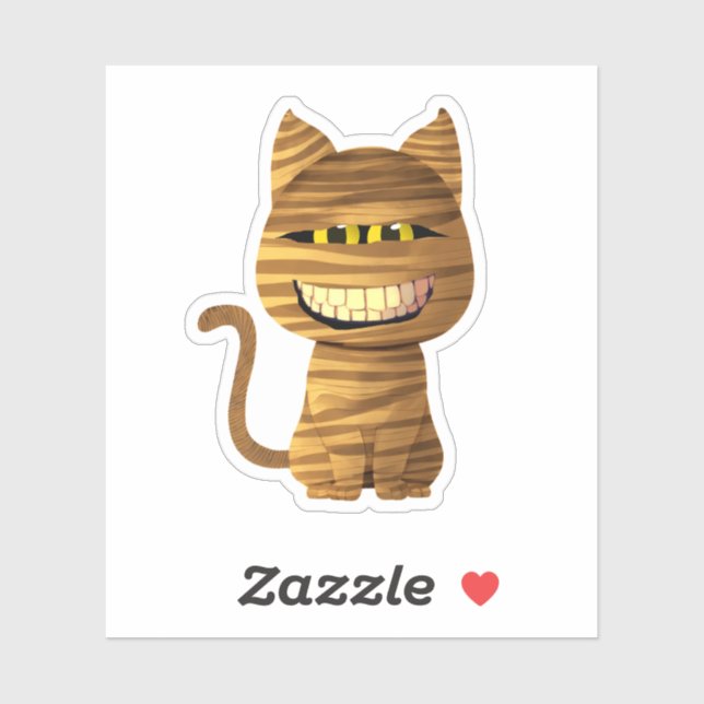 Mummy Cat with a Big Smile (Sheet)