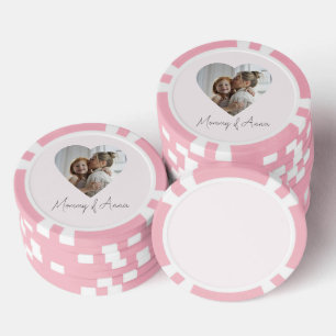 Mummy Custom Name & Photo Poker Chip