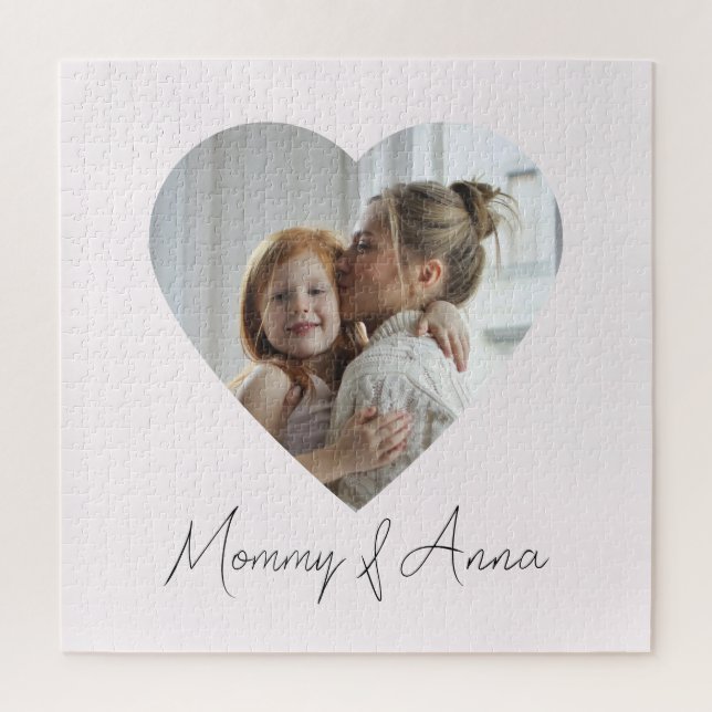 Mummy Custom Name & Photo Puzzle (Vertical)