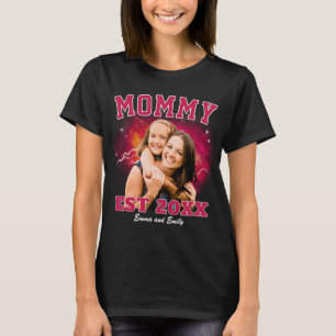 Mummy Custom Photo Bootleg Rap Father's Day T-Shirt