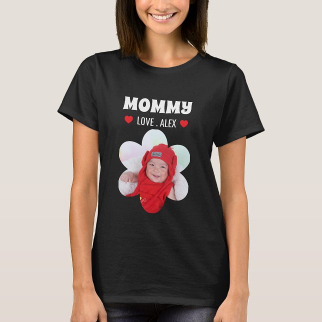 Mummy Custom Photo  T-Shirt (Front)