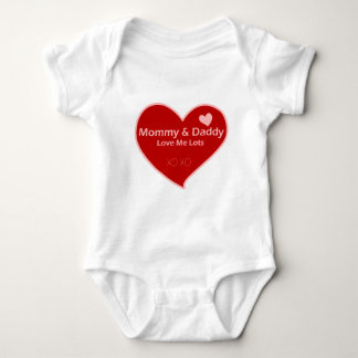 Mummy & Daddy Love Me Lots Baby Bodysuit