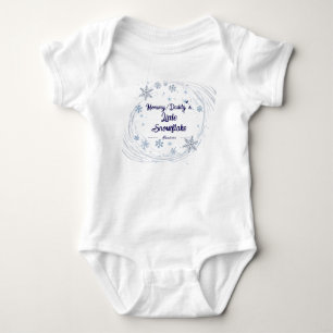 Mummy/Daddy's Little Snowflake   Personalised Baby Bodysuit