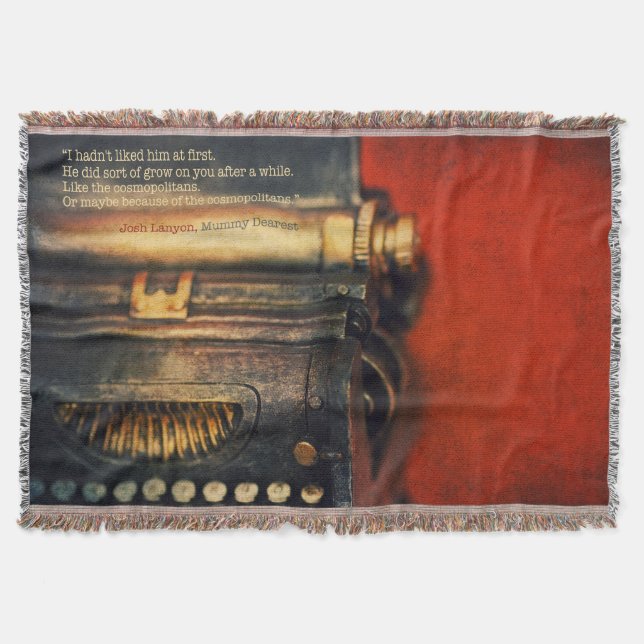 Mummy Dearest throw blanket (Front)