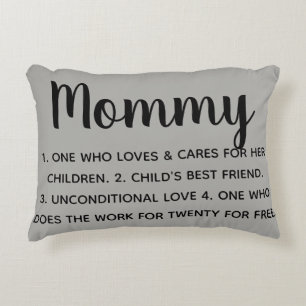 mummy defined pillow