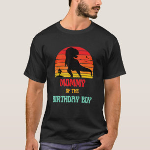 Mummy Dinosaur Of The Birthday Boy Matching Family T-Shirt