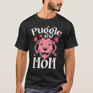 Mummy Dog Owner Pet Dog  Animal Puggle Mum Cute Pu T-Shirt