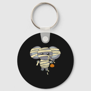 Mummy Elephant Trick Or Treating Costume Cute Hall Key Ring