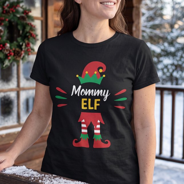 Mummy Elf Matching Family Christmas Holiday T-Shirt (Creator Uploaded)