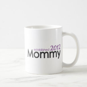 mummy established 2012 coffee mug