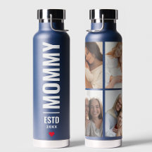 Mummy Established | Custom Date 4 Photo Trendy