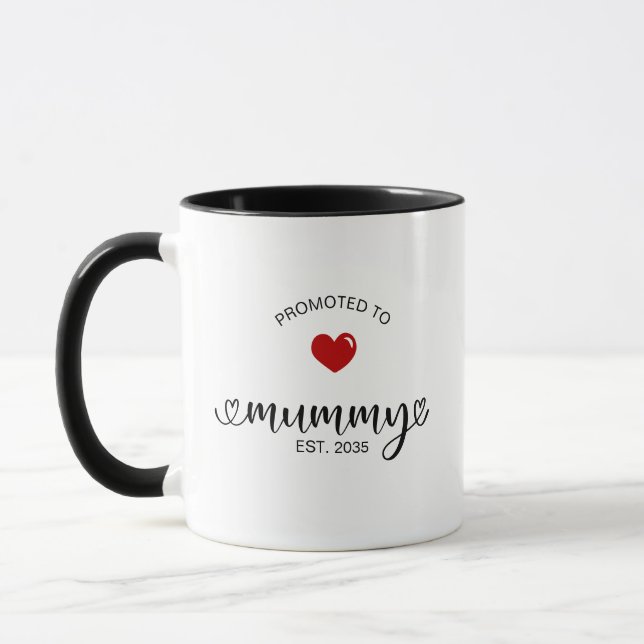 Mummy Established New Mom Gift Mug (Left)