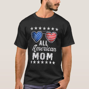 Mummy Fourth Of July  Womens All American Mum Us F T-Shirt