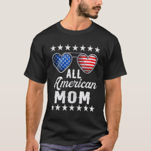 Mummy Fourth Of July  Womens All American Mum Us F T-Shirt
