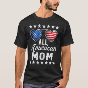 Mummy Fourth Of July  Womens All American Mum Us F T-Shirt