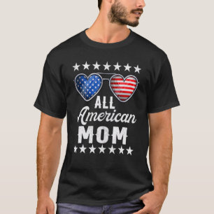 Mummy Fourth Of July  Womens All American Mum Us F T-Shirt