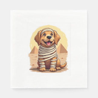 Mummy Golden Retriever Napkin