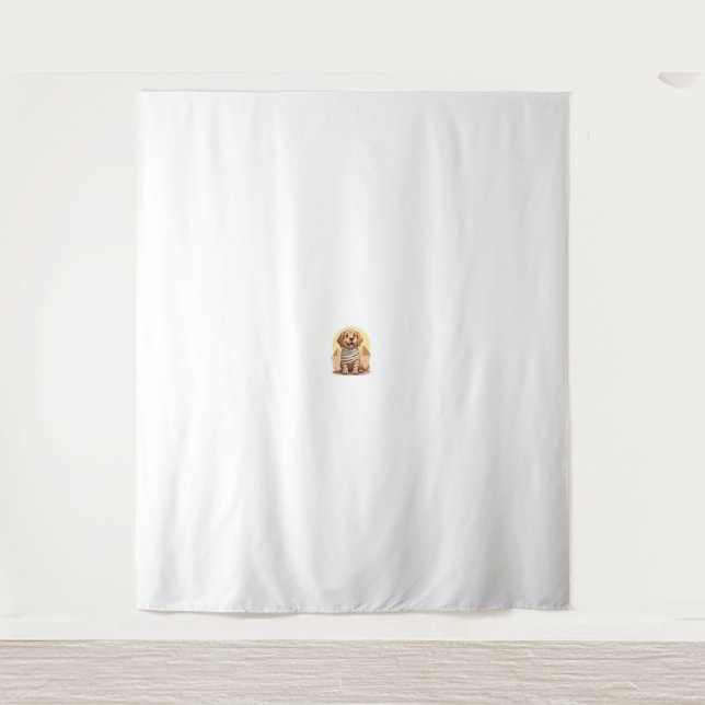 Mummy Golden Retriever Tapestry (Front)