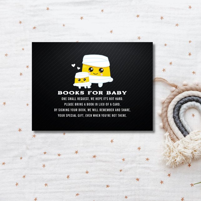 Mummy Halloween Baby Shower Books for Baby Enclosure Card (Creator Uploaded)