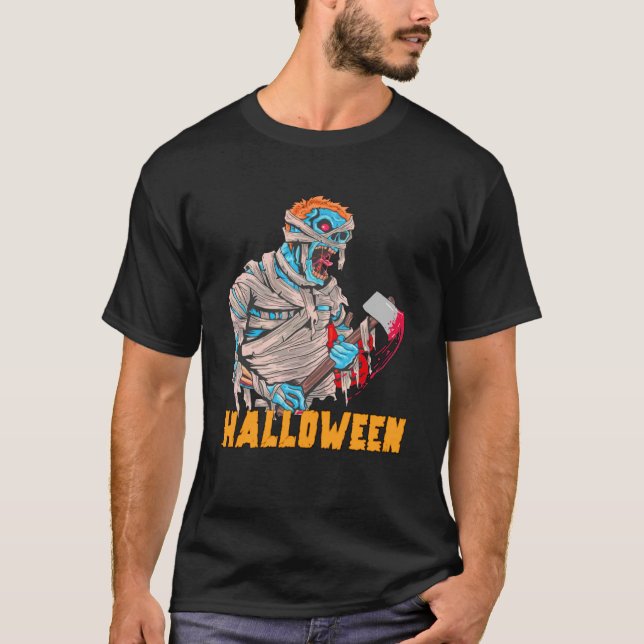 Mummy Halloween costume best Halloween celebrants T-Shirt (Front)