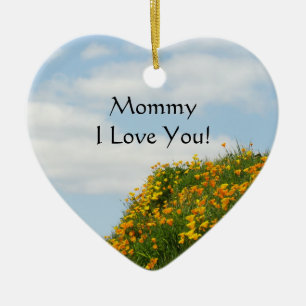 Mummy I Love You! ornament gifts Blue Sky Poppy