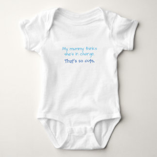 Mummy In Charge So Cute Baby Bodysuit