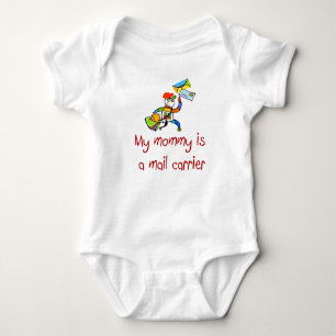 Mummy is a Mail Carrier baby t- shirt