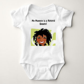 Mummy is a natural beauty baby bodysuit