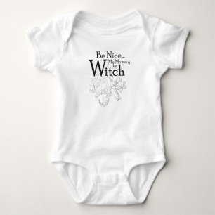 Mummy is a Witch Baby Bodysuit