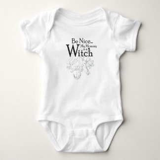 Mummy is a Witch Baby Bodysuit