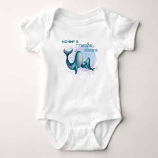 Mummy is my safe shore - baby bodysuit