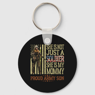 Mummy Is Soldier Hero - Proud Army Son Military Key Ring