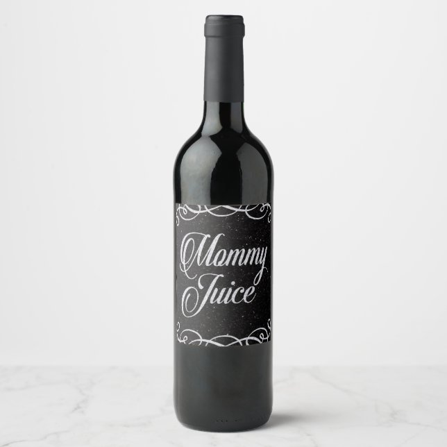 Mummy Juice Sassy Girls Night Out Fun Wine Label (Front)