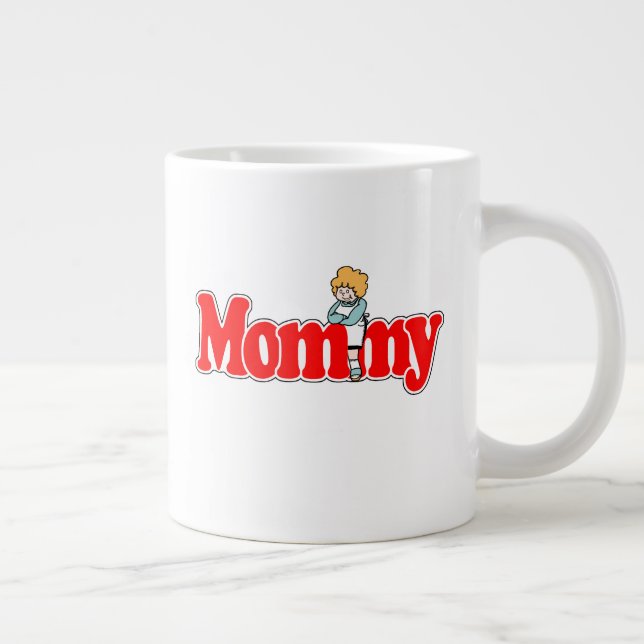 Mummy Large Coffee Mug (Right)