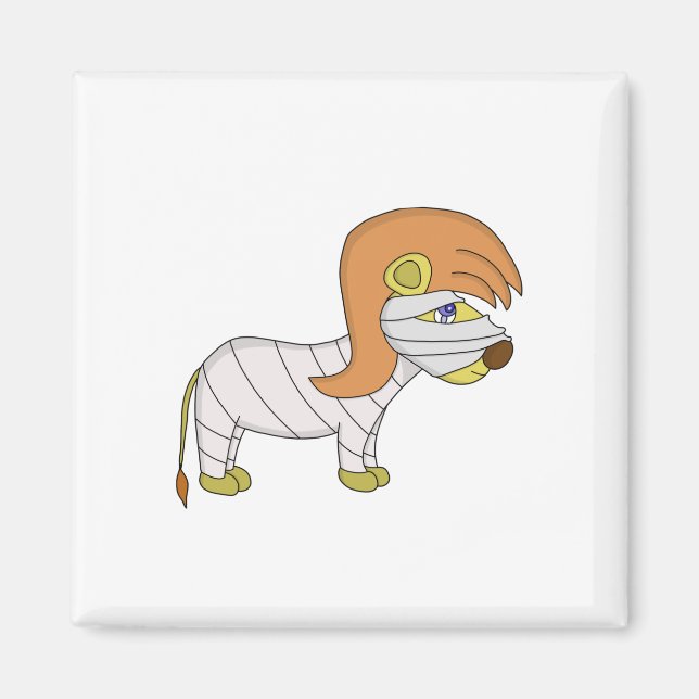 Mummy Lion Magnet (Front)