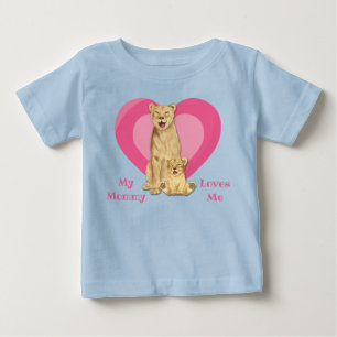 Mummy Loves Me Lion Baby T-Shirt