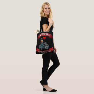 Mummy Loves Motorcycles Tote Bag