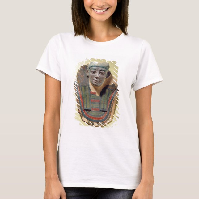 Mummy mask, from Mirgissa (stuccoed and painted pl T-Shirt (Front)