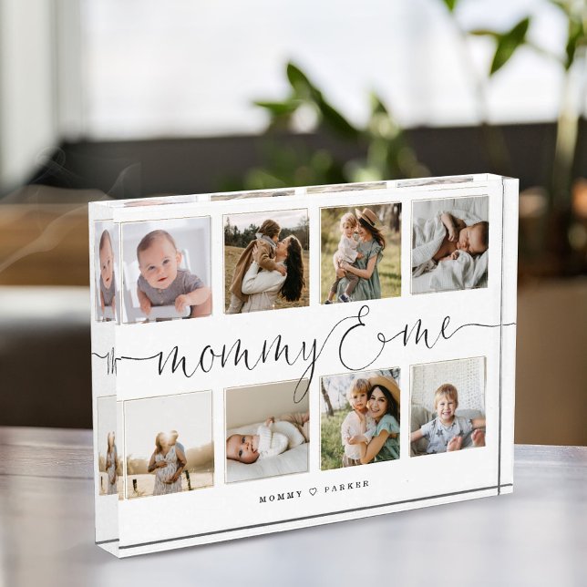 Mummy & Me Elegant Script | Photo Grid Collage (Creator Uploaded)