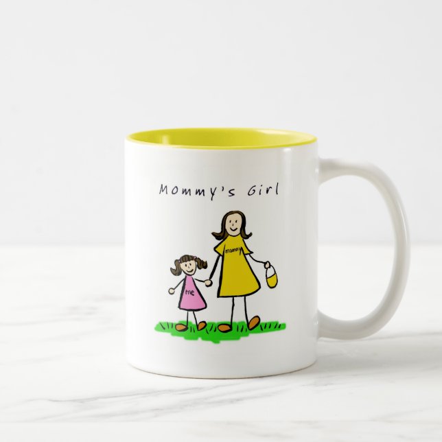 Mummy & Me Mug (Brunette with Title) (Right)