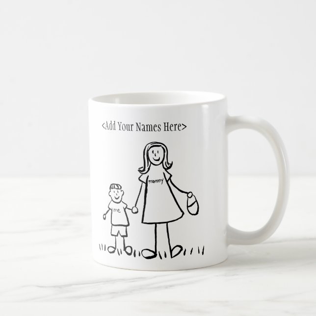 Mummy & Me Mug (Customise Names) (Right)