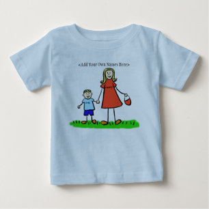 Mummy & Me T-Shirt (Blonde -Add Customised Names))