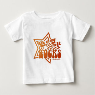 Mummy Milk Rocks Baby T-Shirt