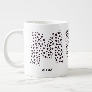 Mummy Modern Kids name  Mum  Large Coffee Mug