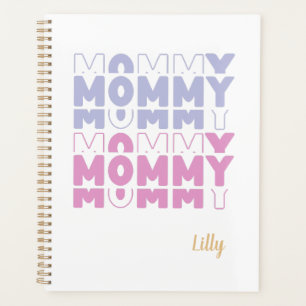 Mummy Modern Pastel Colour Custom Mother's Day Planner